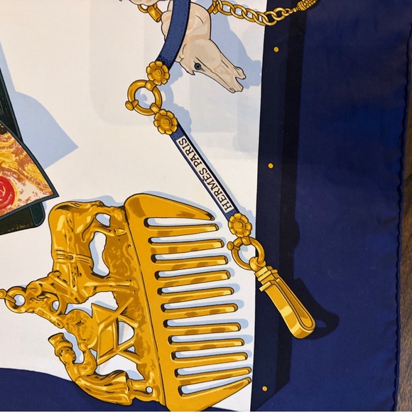 Hermes "Memoire de Hermes" Multicolor Silk Scarf - Picture 4 of 6